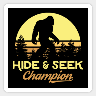Xeire Hide and Seek Champion Bigfoot Magnet